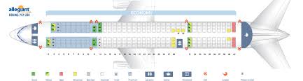 50 Paradigmatic Seating Chart For Allegiant Airlines