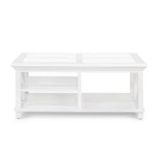 Find a great selection of wood coffee tables, metal accent tables, storage tables & more. Sorrento Large Glass Coffee Table White Oneworld Collection
