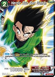 Here you can find official info on dragon ball manga, anime, merch, games, and more. Dragon Ball Super Tcg Tb2 003 Heroic Duo Son Gohan Dbz Exchange