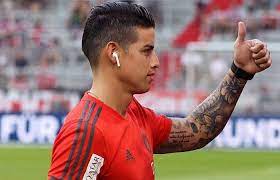 The side of his left hand's palm contains the word, love tattooed on it in cursive. Pin By Reka Czerovszki On James Rodriguez James Rodriguez James Pictures