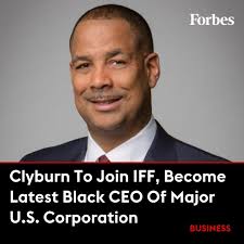 Frank Clyburn, a senior executive at pharmaceutical company Merck & Co.,  will become the next CEO at International Flavors & Fragrances Inc.,  joining a small list of Black chief executives at companies