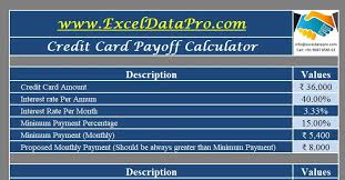Lines of credit can also offer flexibility when it comes to monthly payments. Download Credit Card Payoff Calculator Excel Template Exceldatapro