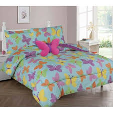 Product title6pc butterfly blue courage bedding set, twin comfor. Twin Warm Soft Bedding Set Comforter Bedspread Collection 6 8pc Kids Boys Girls Toddler Aqua Buttterfly Print Design Walmart Com Walmart Com