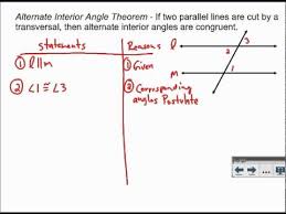 Alternate Interior Exterior Angles Solutions Examples Videos