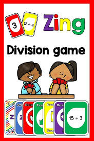 Division Math Game Zing Plays Similar To Uno In 2020 Math Addition Games Math Multiplication Games Division Math Games