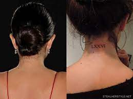 The world has seen the former disney darling grow from the young selena gomez who first appeared in the television series barney & friends to the fine woman she has become at 25 years of age. Selena Gomez S Tattoos Meanings Steal Her Style