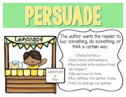 Authors Purpose Anchor Charts