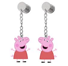 peppa pig pig earrings peppa pig pig