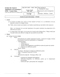 Pdf Telecharger Sujets Corriges Gestion De Projet Gratuit Pdf Pdfprof Com