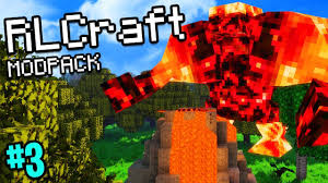 You can download it yourself or use the forge.jar that comes with the modpack . Minecraft But Giants Throw Lava At You Rlcraft Modpack 3
