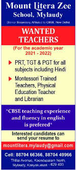Love this resume?build your own now. Mount Literia Zee School Mylaudy Wanted Teachers Facultyplus
