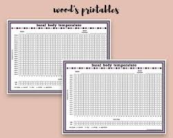 basal body temperature chart with graph pdf printable period calendar cycle tracker period tracker menstrual record menstrual calendar