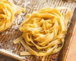 Bildmotiv: Fresh tagliatelle