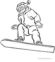 Snowboarding Color Page Free Printable Coloring Sheets For Kids Sports Coloring Pages Cool Coloring Pages Coloring Pages