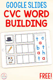 Interactive Cvc Word Building Activity For Google Classroom And Seesaw