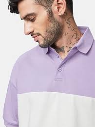 Buy The Souled Store Solids: Lavender White & Berry Men and Boys Oversized  fit Half Sleeve Cotton and Spandex Multicolored Oversized Polos at Amazon.in