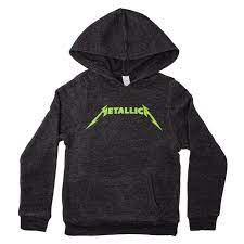 Youth Green Logo Hoodie Metallica Com