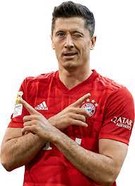 Touch device users, explore by touch or with swipe gestures. Robert Lewandowski Football Render 64900 Footyrenders