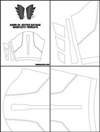 Black And White The Dawn Of Justice Template For Dawn Of Justice Batman Gauntlets Etsy In 2020 Dawn Of Justice Templates Batman