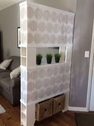 Ikea Hack Room Divider Room Divider Made With 2 Ikea Gnedby Storage Towers As Columns One Attached To Wall Sliding Room Dividers Room Divider Home Furniture