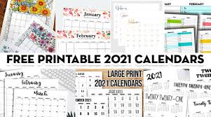 Keep organized with printable calendar templates for any occasion. 20 Free Printable 2021 Calendars Lovely Planner