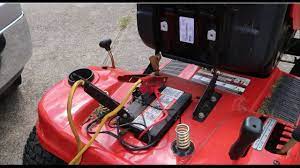 You must charge the lawn mower battery with the proper sized battery charger in order to get it correctly charged again. Can You Jump Start A Riding Lawn Mower Who Tee Who Youtube