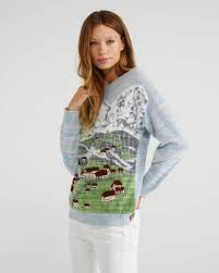 Voir plus d'idées sur le thème pull jacquard femme, pull jacquard, tricot jacquard. Pull Jacquard Benetton Bleu Clair Pull Femme Benetton Iziva Com