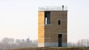 The total area is 65.61 km² which gives a population density of 291 inhabitants per km². Observation Tower Negenoord Dilsen Stokkem De Gouden Liniaal Architecten Arquitectura Viva