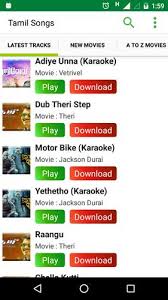 Songs can be purchased, downloaded and created into playlists on you. Tamil Music On For Android Apk Download