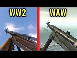 Cod Ww2 Vs Cod World At War Weapon Comparison Youtube