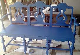 Diy Delight Four Benches Upcycled From Old Dining Chairs Furniture Diy Home Diy Decor
