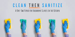 Clean Then Sanitize: A One-Two Punch To Stop Foodborne Illness In The  Kitchen | Usda
