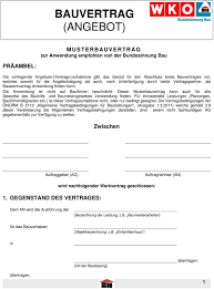 Check spelling or type a new query. Bauvertrag Angebot Pdf Kostenfreier Download
