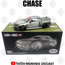Mini GT Kaido House Nissan SkyLine R34 Nismo Verde 103 CHASE – MgMinis  Diecast