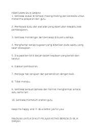 3.dilarang bercakap semasa cikgu mengajar. Doc Peraturan Bilik Darjah Kamilia Kasim Academia Edu
