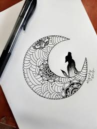 See more ideas about drawings, creative drawing, creative. Wolf Moon Tattoo Mandala Mandalatattoo Moontattoo Wolftattoo Creative Art Drawing Imagination Origi Wolf And Moon Tattoo Moon Tattoo Mandala Tattoo