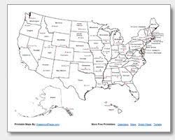 Printable United States Maps Outline And Capitals Us Map Printable Printable Maps United States Map