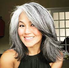 In the past, it was common for people to start getting worried when seeing their first strand of gray hair. Long Gray Hair Is Gorgeous At Any Age 50 Photos That Prove It