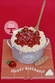 The Royal Bakery Saucepan Of Spaghetti And Meatballs Cake Novelty Cakes Cupcake Cakes Cake Decorating Tips