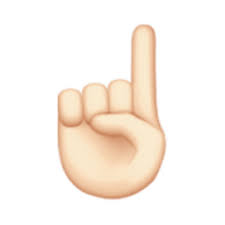 White White Up Pointing Index Emoji U 261d U 1f3fb Emoji Emoji Dictionary Icon Emoji