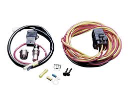 If the gauge rises into the danger zone but the radiator fan doesn't activate, remove the radiator fan relay and check for ground. Spal Automotive Usa 185fh Spal Electric Fan Wiring Harness Kits Summit Racing
