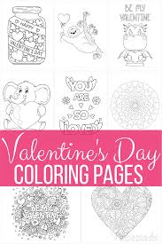 Keep your kids busy doing something fun and creative by printing out free coloring pages. 50 Free Printable Valentine S Day Coloring Pages