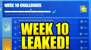 Fortnite season 5 has arrived, bringing with it new locations like lazy links and paradise palms, a giant pirate ship on a mountain, rifts, and even some new weapons, too. Fortnite Season 5 Week 10 Challenges Leaked Week 10 All Challenges Easy Guide Week 10 Challenges Youtube