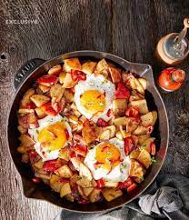 Nigella Lawson S Baked Egg Potato Hash Recipe Nigella Lawson Recipes Potato Hash Recipe Hash Recipe