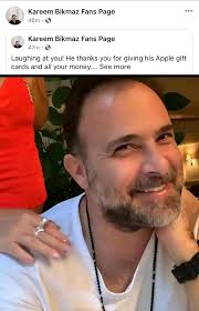 Now why would the doctor post this if he's not a scammer? These accounts  are kind slow!!! Do not send Apple gift cards or money. 46m Kareem Bikmaz  Fans Page Kareem Bikmaz