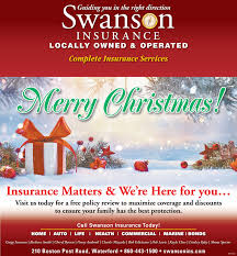 That's why we're always ready to answer your questions and offer the help you need. Thursday December 3 2020 Ad Swanson Insurance The Day