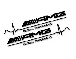 Mercedes Benz Amg Driving Performance Decal 2x Amg Logo Mens Fashion Casual Casual Fashion