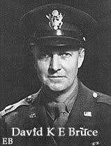 David Bruce in Uniform in World War II