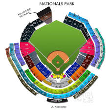 Abundant Washington Nationals Seat Map Baseball Stadium