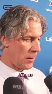 “It’s huge to get a solid goaltending performance.” -Jared Bednar 🗣️🏒  #jaredbednar #coloradoavalanche #goavsgo #sjs #sharks #denver #nhl #hockey